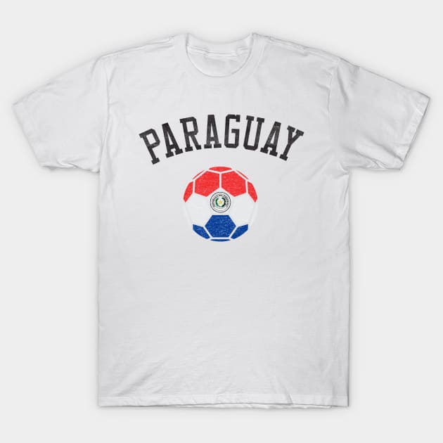 Paraguay Soccer Team Heritage Flag T-Shirt by ryanjaycruz